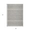 Homeroots 5 x 7 ft. Wool Grey Area Rug 352551 - alternate 6